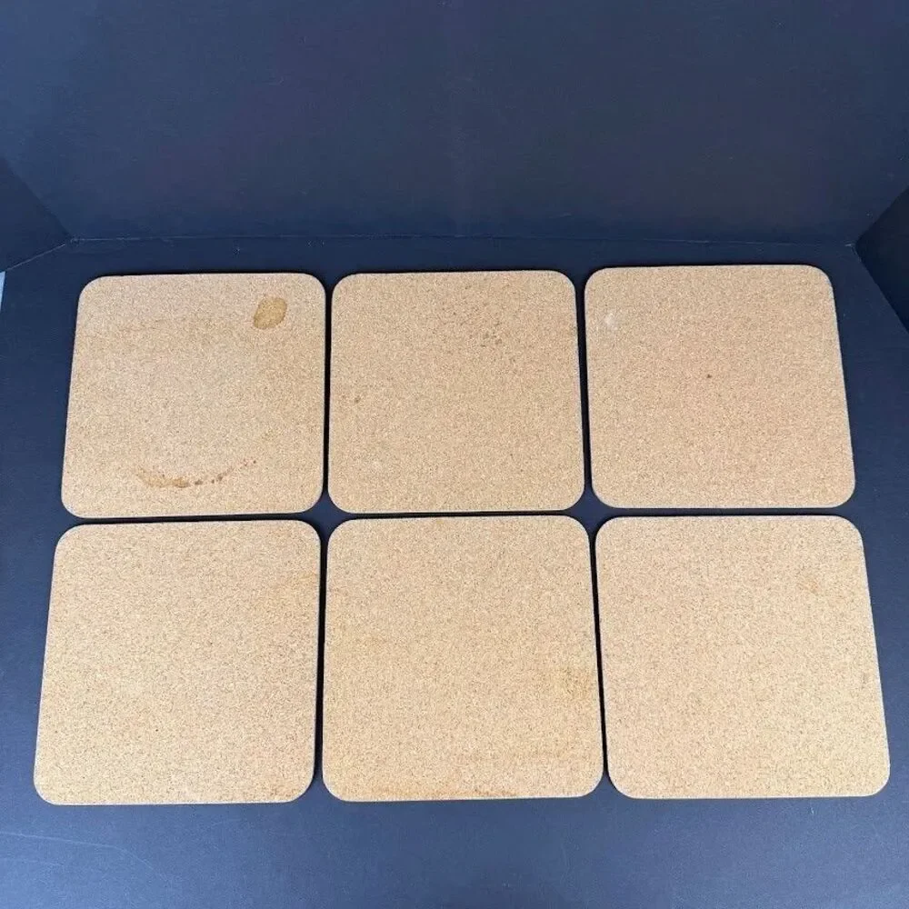Set of 6 Vintage Clover Leaf 7.5 Inch Table Mats w/ British London Royal Guard